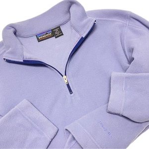 Women’s Vintage 90’s Patagonia USA Made Micro D Luxe Pastel Purple Fleece